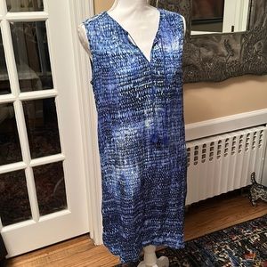 BLL  blue dress/ swim cover up. Size medium